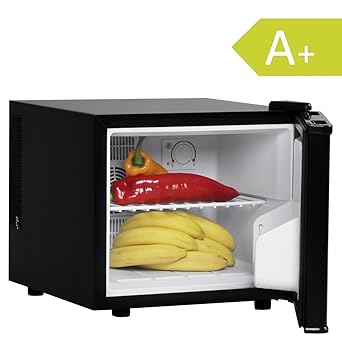 Amstyle Minikühlschrank 17 Liter Minibar Schwarz freistehender Mini Kühlschrank Klein 5°-15°C Energieklasse A+ Tischkühlschra