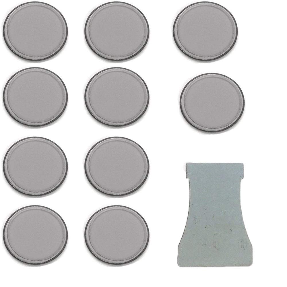 HRTELEC 10 Pack 20 MM Ceramics Ultrasonic Mist Maker Fogger Replacement Discs for Humidifier Parts with Replacement Tool