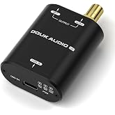 DoukAudio USB to SPDIF Converter: DDC Reclocker | Digital Interface with 24bit/192kHz Hi-Res XMOS XU316, Plug &amp; Play, for Audiophiles, DAC &amp; Home Theater (U2)