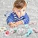 EFOSHM 10PCS Baby Rattles Teether Set, Grasping Grab Toy, Spin Shaking Bell, Sensory Teether Rattle, Boiled Disinfection BPA Set for Infant Newborn Baby Toddler