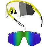 Eaglens Outdoor Sports PC photochromic with extra mirror lens Cycling Sunglasses for Men Women TR90 Frame UV Protection