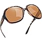 Joopin Gafas de Sol para Mujer Polarizadas de Moda Protección UV400 de Gran Tamaño Gafas de Sol para Señoras