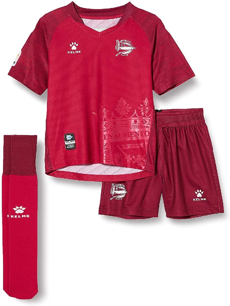 Deportivo Alavés 2nd Kit Minikit, Babies Unisex, Pink, 2