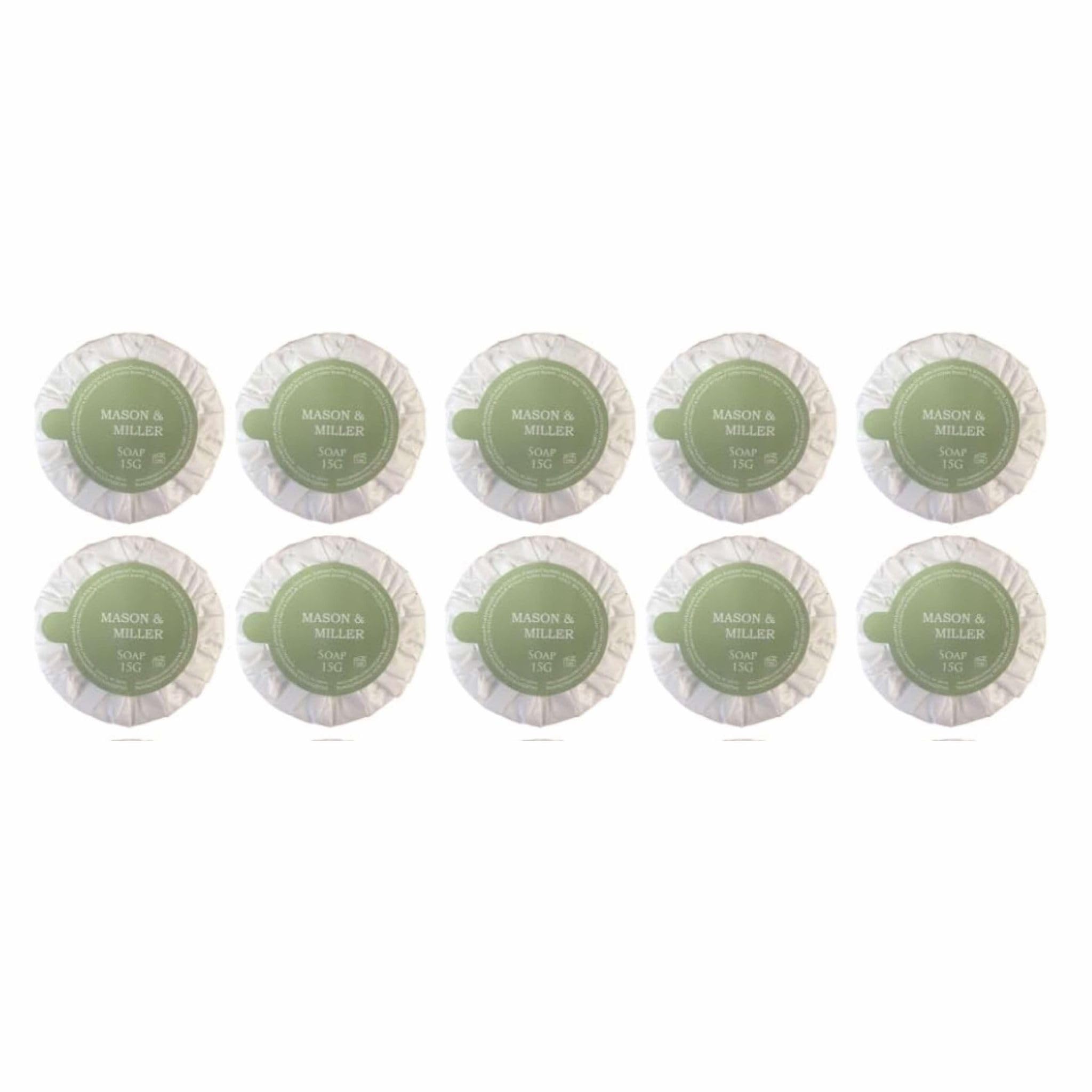 10 x Mason & Miller Tissue Pleated Guest Soaps