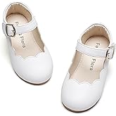 Felix & Flora Toddler Flower Girl Dress Shoes - Baby Girl Ballet Mary Jane Flats for Party School Wedding