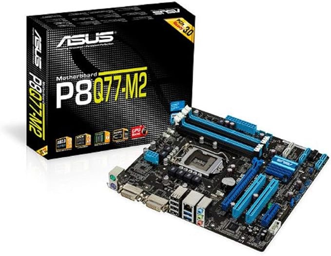 ASUS P8Q77-M2 LGA1155 Intel Q77 4xDDR3 2200/2000/1800: Amazon.de ...