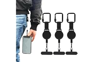 Retractable Anti-Theft Phone Holder for Travel Hiking, Anti-Theft Cell Phone Neck Cord, for Outdoor Activities