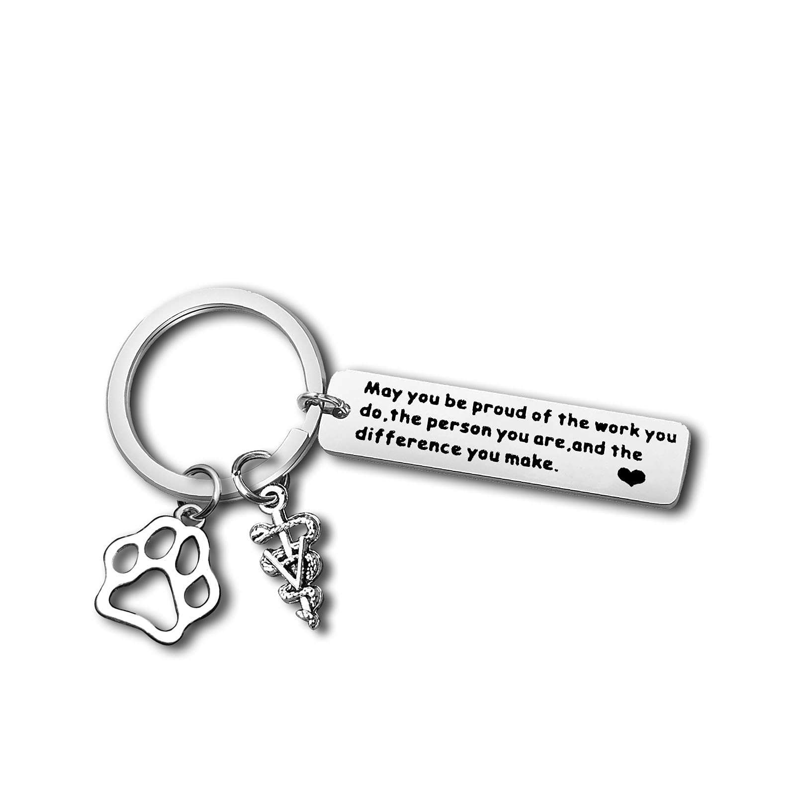 Veterinarian Appreciation Gifts Vet Tech Keyring Thank You Keyring Veterinary Student Graduation Gift Animal Lovers Gift Veterinary Nurse Assistant Keychain Coworker Gifts Thanksgiving Day Gift