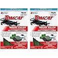 Tomcat Mouse Killer Child Resistant, Refillable Station with Clear Lid for Easy Monitoring, 1 Bait Station and 4 Refills (Pack of 2)