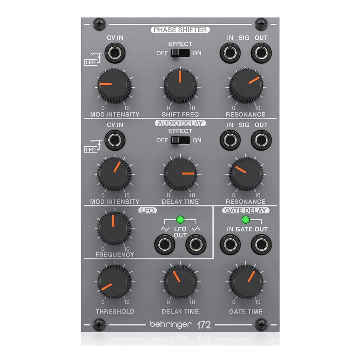 Behringer 172 PHASE SHIFTER/DELAY/LFO Legendario módulo analógico de cambio de fase/retardo/LFO para Eurorack