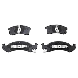 TRQ Front Posi Ceramic Brake Pad Kit Set for Buick