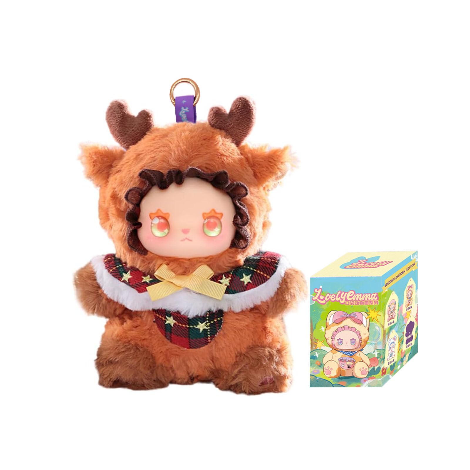 Photo 1 of CALEMBOU Plush Doll Blind Box Figures, 6.7'' Cute Stuffed Animal Blind Plush, Kawaii 1 of 6 Possible Mystery Boxes Collectible Toys Cute Soft Plushies Birthday Gifts (Lovely Emma Pocket Zoo Series)