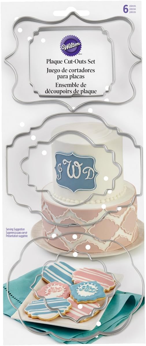 Wilton Fondant Ausstechformen, 6 Stück