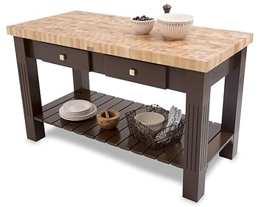Amazon Com John Boos End Grain Maple Grazzi Table 60 X 28 X
