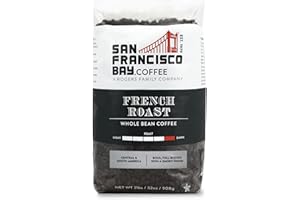 SF BAY COFFEE San Francisco Bay Coffee - Dark Roast Whole Bean Coffee - French Roast (2 lb bag)
