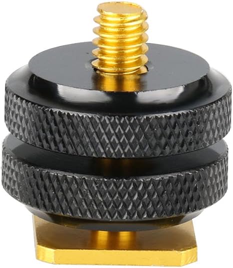 ULTNICE 4x Universal Blitzschuh-Adapter – Metall, Mit 1/4-Zoll-Stativschraube Für Licht & Blitz