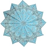 HankieWorld 6 Pack 12 Pack Bandanas 2 Sides Printed 22inch Unisex Cowboy Kerchiefs