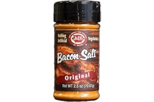 J&D'S ALL ABOUT THE FLAVOR OF BACON J&D's Bacon Salt, Original, 2.6 Ounce, Bacon-Flavored Seasoning Salt, Vegan, Vegetarian, Kosher