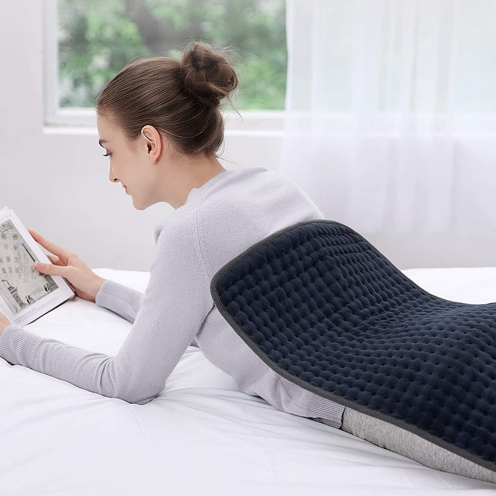XXX-Large Heating Pad for Fast Pain Relief, Fda Approved, Electric 6 Heat Setting with Auto Off, Moist Therapeutic Option for Neck Back Shoulder, 33" X 17": Health & Personal Care