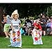 Potato Sack Race Bags iBaseToy Potato Sacks Luau Party Supplies for Kids Outdoor Games Birthday Party Game (6 Pack, 24