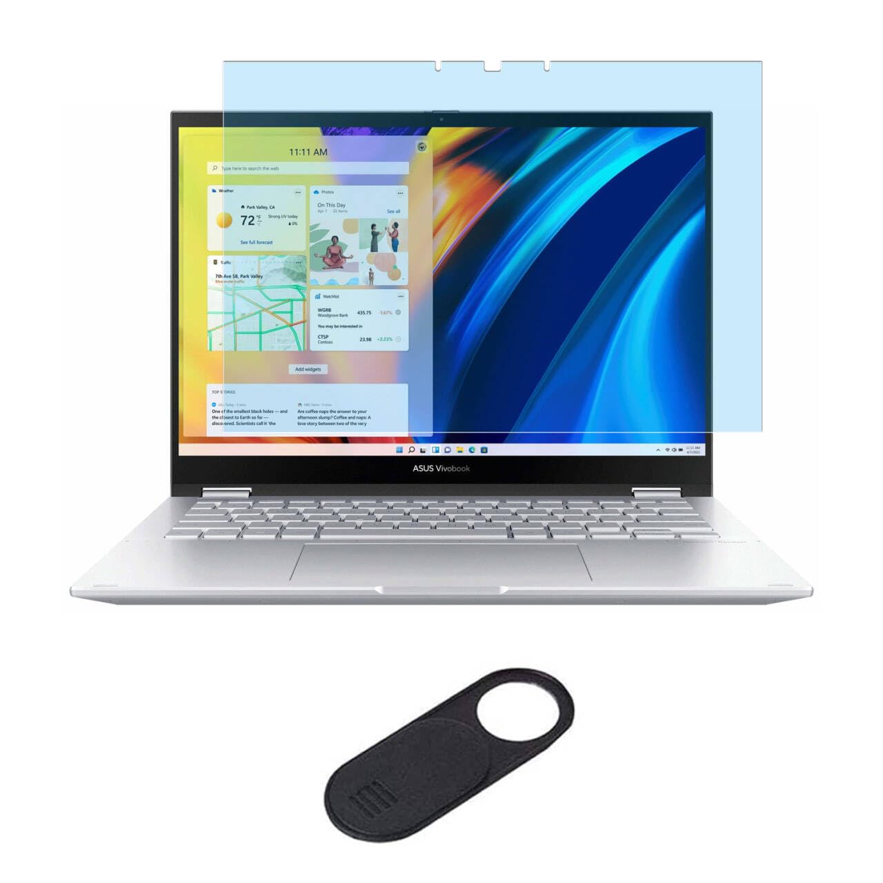 Photo 1 of MUBUY-GOL 2 Pack Anti Blue Light Screen Protector for ASUS Vivobook S 14 Flip 2-in-1 Touchscreen Laptop (TP3402, 14 inch),Anti Glare and Eye Protection (Matte) Shield