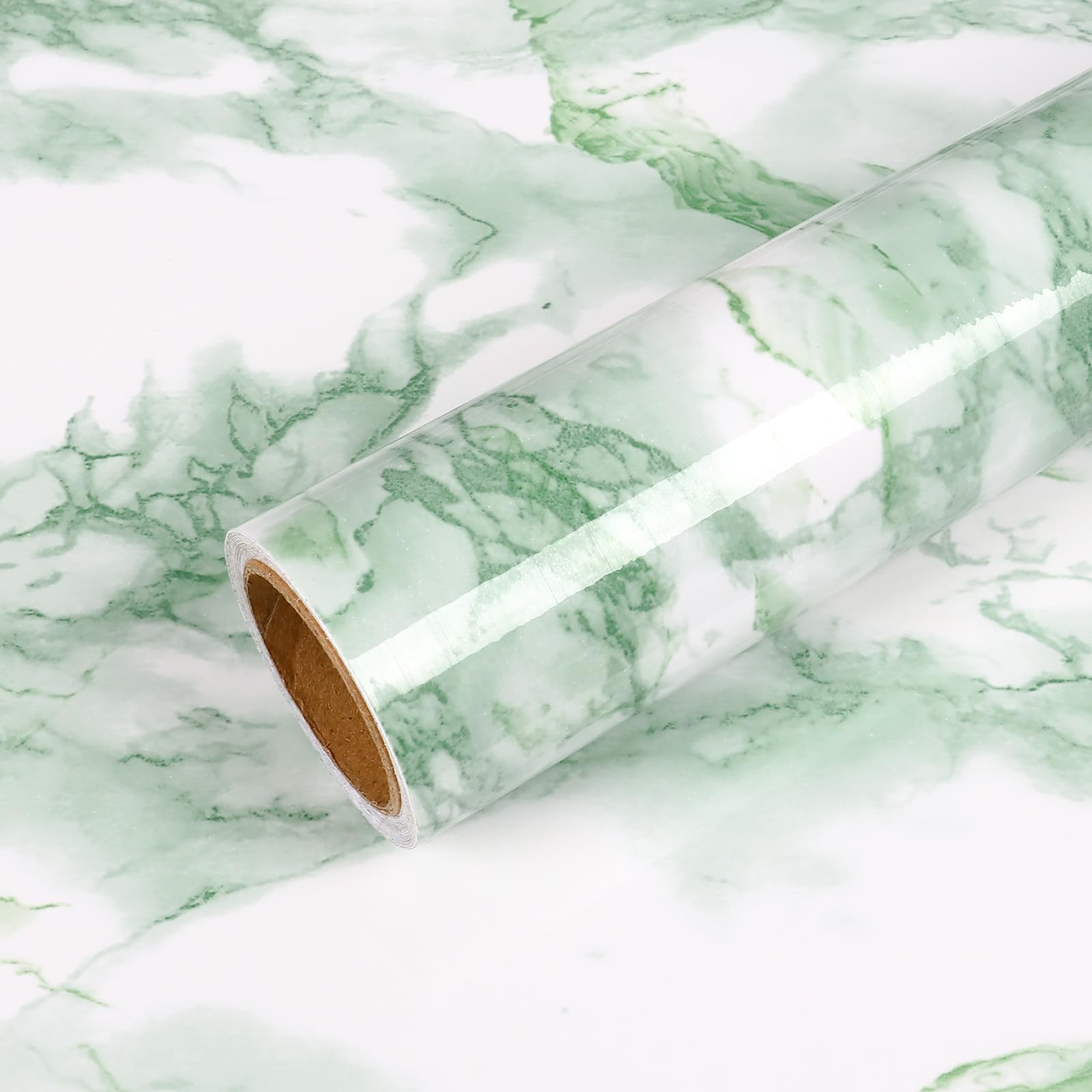 VEELIKE Marble Wallpaper Vinyl Kitchen Worktop Covering Self Adhesive Sticky Back Plastic Roll 40cm x 300cm Contact Paper Washable Wallpaper for Kitchen Bedroom Dining Room
