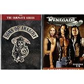 Sons of Anarchy: The Complete Series DVD & Renegade: The Complete Series DVD; 2 Classic Biker TV Series Bundle