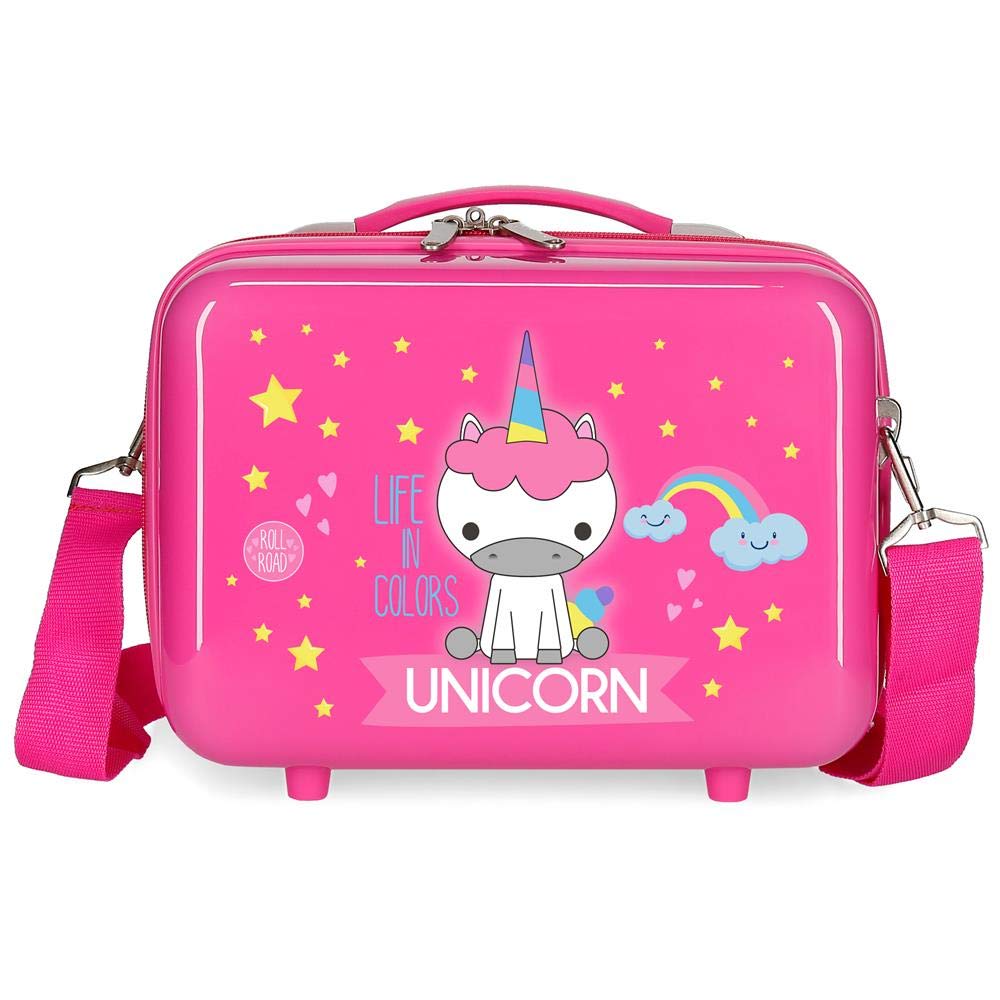 Roll Road Little Me Adaptable Beauty Case Pink 29x21x15 cm ABS