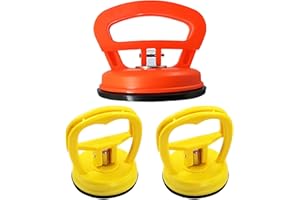 AERO ZEN Car Dent Puller,3 Piece Large Suction Cup Dent Puller Handle Lifter, Powerful Car Dent Remover,Dent Removal Kit and Dent Repair Puller for Car Dent Repair, Screen,Glass,Tile and Objects Moving