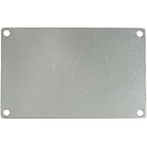 StayMax Metal Engraving Blank Stamping Blanks Stainless Steel Blank with 4 Holes 3.3 * 2.1 Inch (10 Pack)