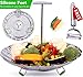 Instant Pot Veggie Steamer Basket - 3, 5, 6 & 8 qt.- Extendable Handle, Foldable Legs with Silicone Feet. Food Steamer - Instant Pot Accessories.100% Stainless Steel (SS Ext.Handle -Std)