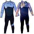 Move 2 Change Full Length Wetsuit Kids 3mm Neoprene Suit, Full Body Toddler Wetsuit, Kids Wetsuit for Boys & Girls. Swim, Surf, Play. Sun Safe Thermal Baby Swimsuit Boy, Baby Wetsuit