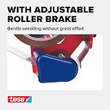 Tesa Packing Tape Set 2x Parcel Tape 66m x 50mm with Dispenser Transparent view 4