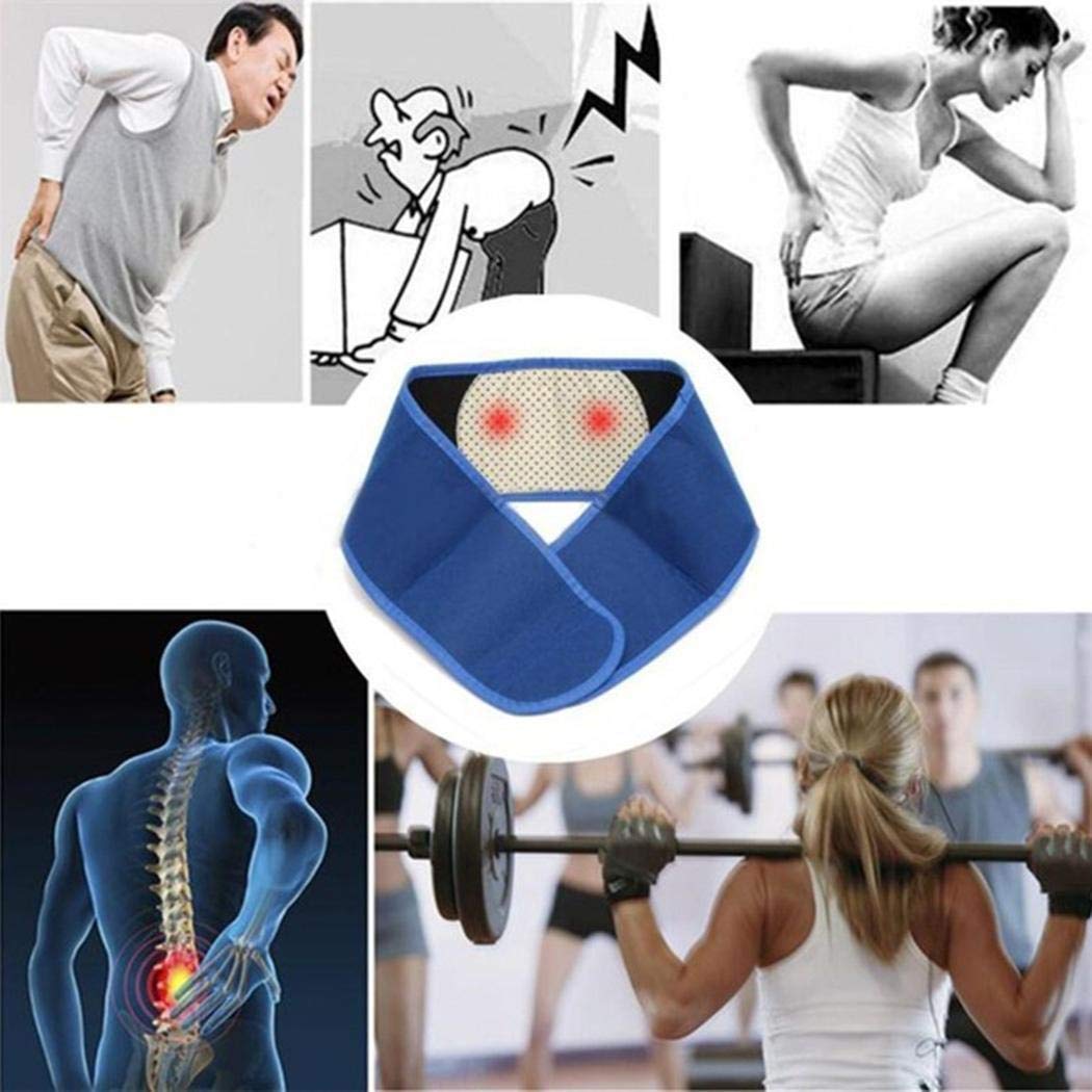 Alisena Self Healing Magnetic Therapy Lower Back Backache Support Waist Belt Hip & Waist Supports-Fit waist US size 4 or 6