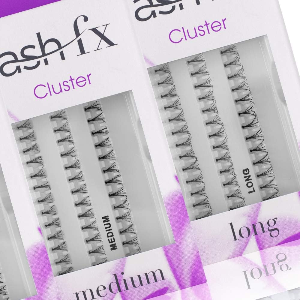 Lash FX Silky Mink Cluster Medium False Eyelash (Black, Individual) - Image 4