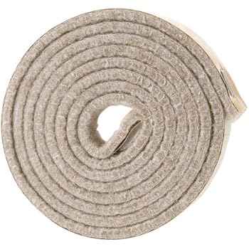 SoftTouch Self-Stick Heavy Duty Felt Strip Roll for Hard Surfaces (1/2