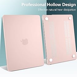 TWOLSKOO for M3 MacBook Air 13.6 Inch Case 2022