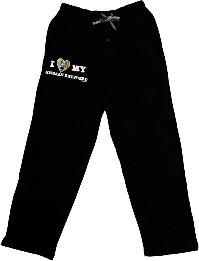 TOOLOUD I Heart My German Shepherd Adult Lounge Pants