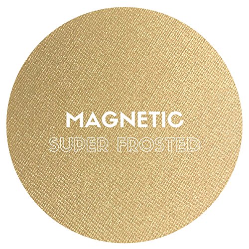Magnetic Face Highlighter Makeup Powder - Super Frosted Shimmery Gold Highlight and Illuminator Cosmetics, Glow Kit Magnetic Palette Refill Pan 37mm, Paraben Free, Gluten Free, Made in the USA