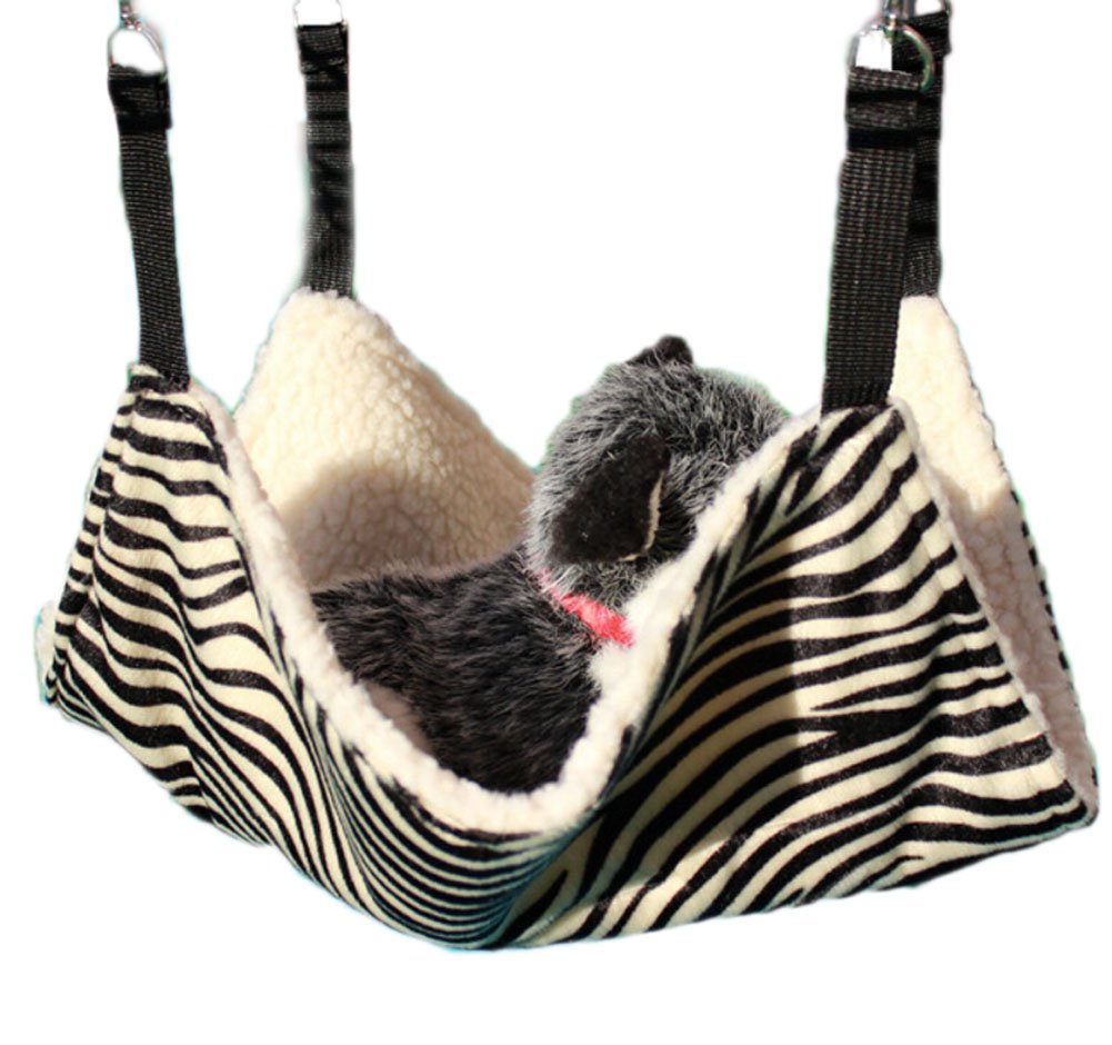 Diyafas Pet Cat Kitten Hammock Blanket Cage Hanging Bed for Rat Ferret Rabbit
