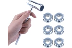 Adefol 13mm x 19mm Screwdriver Chainsaw Scrench Wrench Combination for Stihl MS250 MS170 MS210 MS230 023 with Cover Bar Nut