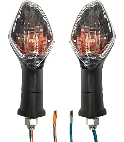 ライトニング Amazon.com: Three T FSFY Front Rear Turn Signals Indicator Light