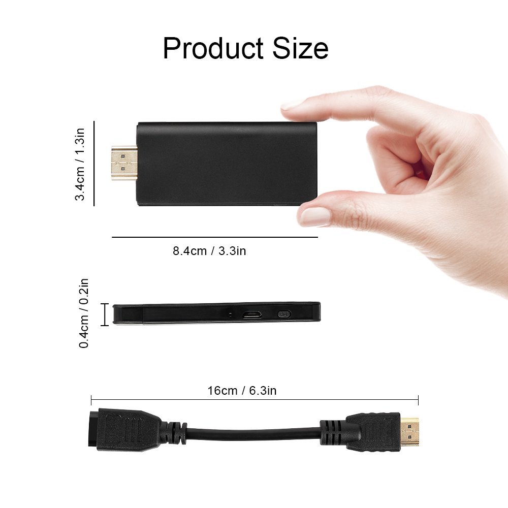 E28 WiFi Display Dongle,Mbuynow Super Slim inalámbrico HDMI HD Miracast Dongle,Soporta Google Chromecast Miracast DLNA Airplay Conversión de Airplay Mirroring,Compatible con Android/IOS/Windows/ MAC