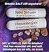 Neti & HIMALAYAN SALT Inhalers! SET of Two (2) Sinus & Lung Relief. 100% Natural. Respiratory Wellness. Healing Ions, Aromatherapy. Colds, Asthma, Cough, Bronchitis