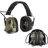 EARMOR M31 PLUS Electronic Ear Protection for Shooting, Tactical Headset Earmuffs with Noise Cancelling & Sound Amplification
