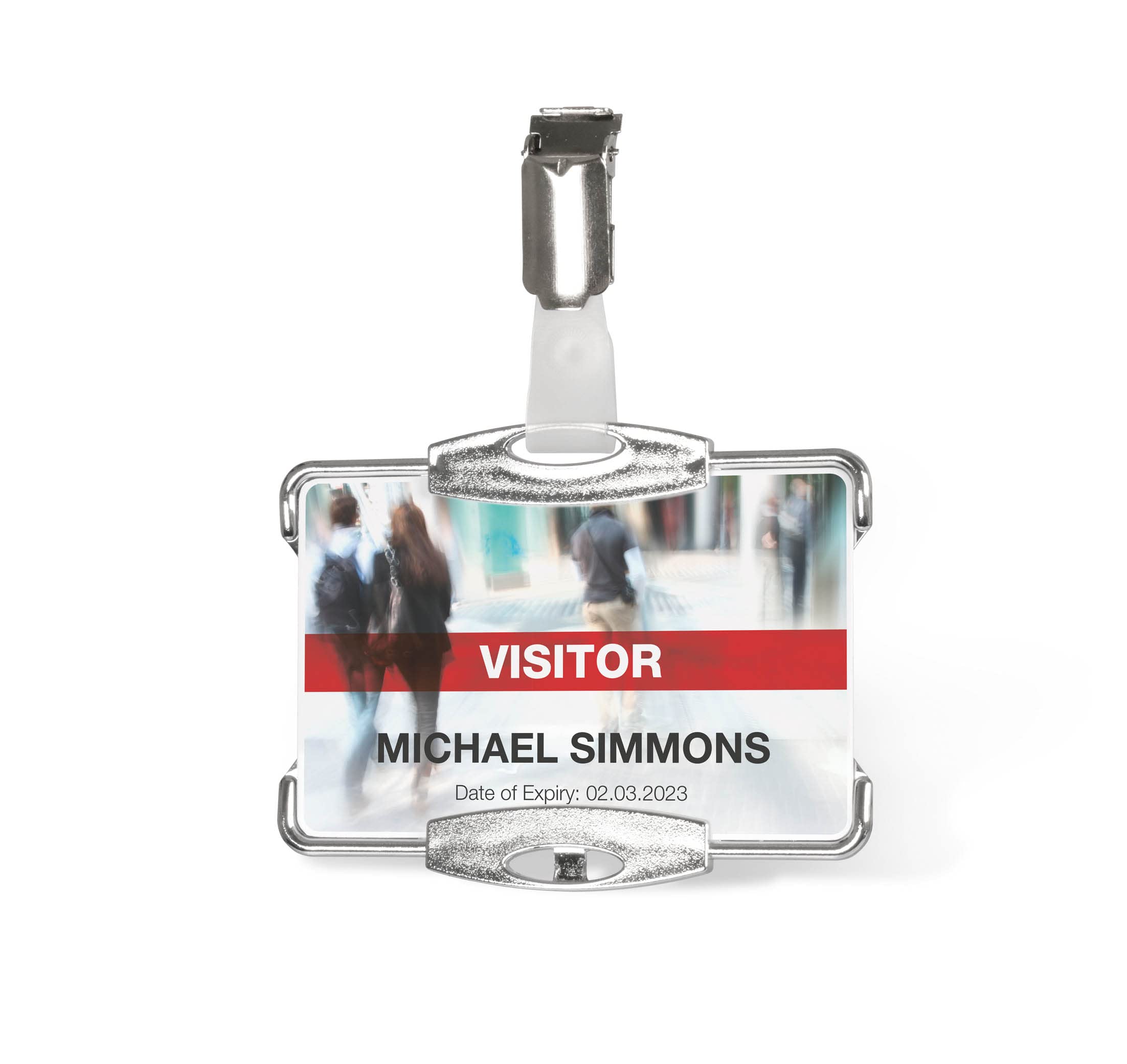 Durable RFID Secure Card Holder - Silver (Pack of 10)