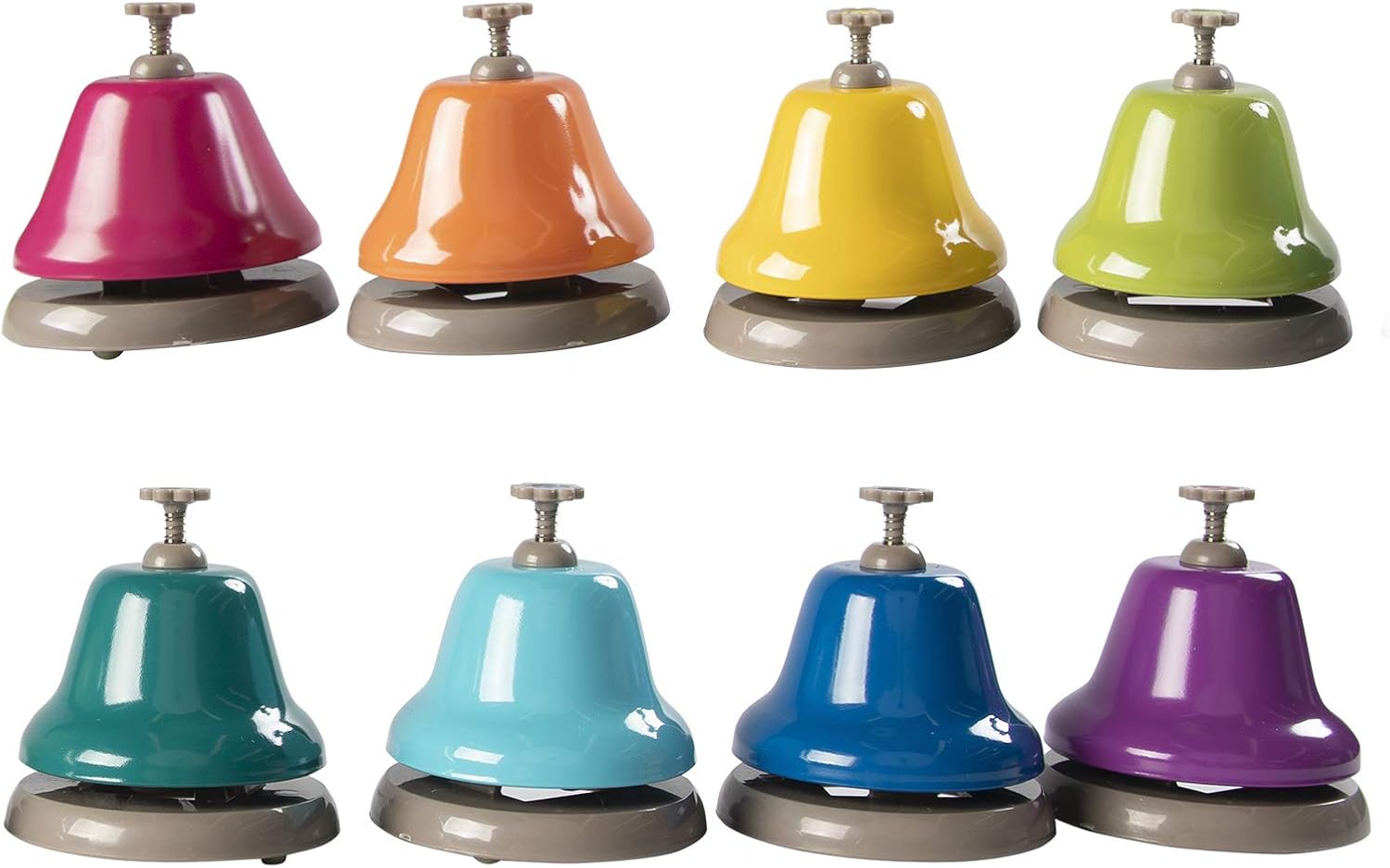 Fat Brain Toys Rainbow Music Desk Bells Music for Ages 3 to