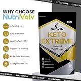NutriVolv Keto Extreme Fat Burner 90 Capsules Diet Metabolism Energy view 2