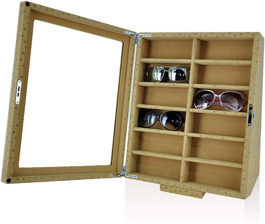 Sunglasses Box Stand Tray, 12 Slots of Sunglass Storage