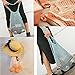 Flyou 2Pcs Portable Reusable Mesh Cotton Net String Bag Organizer Shopping Tote Handbag Fruit Storage Shopper NEW (green,pingk)